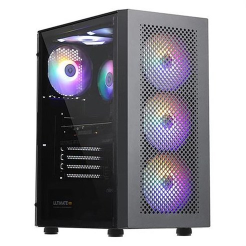 블루컴퓨터 라이젠 7500F RTX 4060 Ti DDR5 16GB 500GB 게이밍 컴퓨터 배그 배틀그라운드 디아블로 게임용 조립 PC 본체 데스크탑