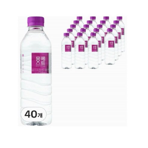 몽베스트 생수, 500ml, 40개