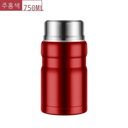 샤워 컵 스테인리스강 진공 샤워 주전자 찜통 대용량 보온 컵 남녀 휴대용 보온 도시락, 와인 750ML, 1