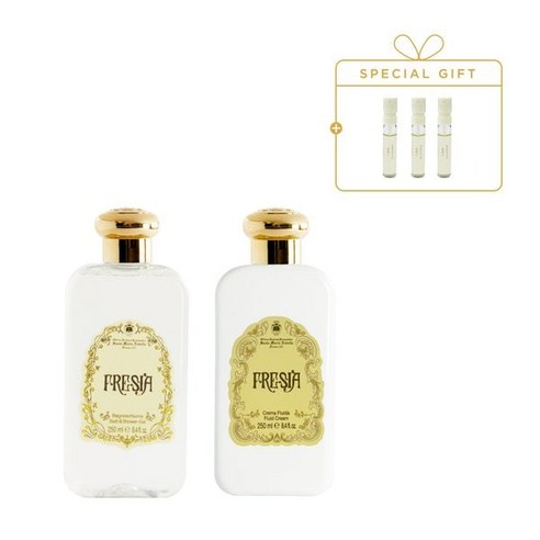 산타마리아노벨라 [기프트 추천] 바디듀오 라이트패키지 프리지아 250ml (+ 오 드 코롱 6ml )300422 산타마리아노벨라프리지아