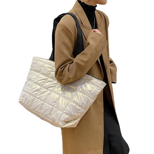 TeeFly 가을과 겨울 여성 가방 솔리드 컬러 단일 어깨 대용량 rhombic 격자 핸드백