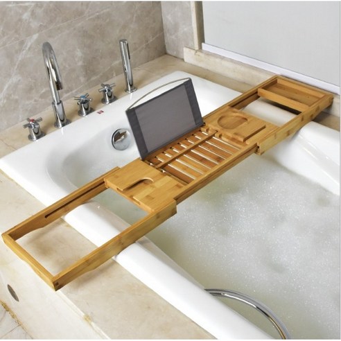 원목 반식욕 욕조 트레이로 완성하는 나만의 힐링 타임