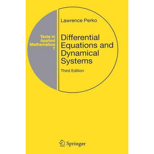 Differential Equations and Dynamical Systems 3/e, Springer