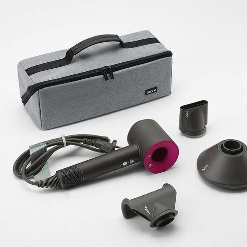 헤어뷰 휴대용 프리미엄 드라이기 파우치 고데기 케이스: 미용 도구를 위한 안전하고 편리한 보관 솔루션