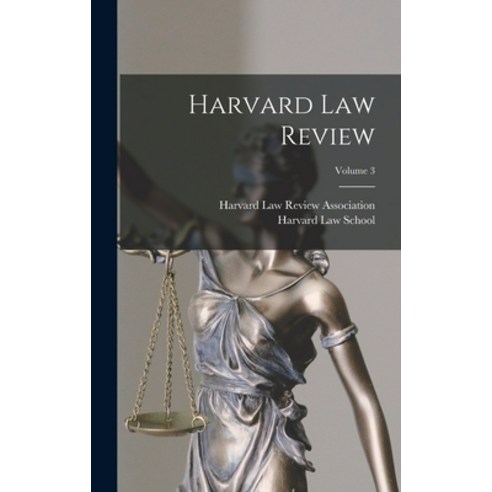 (영문도서) Harvard Law Review; Volume 3 Hardcover, Legare Street Press, English, 9781017810905