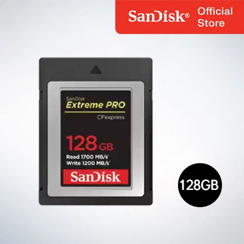 샌디스크 Extreme Pro 익스트림프로 CFexpress 카드 SDCFE 128GB, 128기가 caranddrive Best Top5