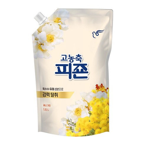 고농축 피죤 강력탈취 써니가든 섬유유연제 리필, 1.6L, 5개