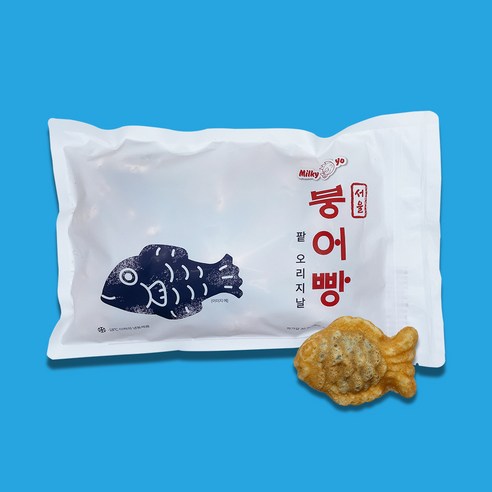 [밀키요] 서울 붕어빵 팥 오리지날 500g, 6개