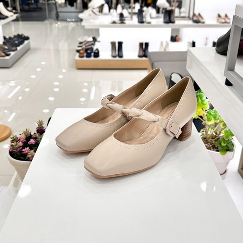 탠디 여성 스퀘어토 메쉬반도 메리제인슈즈 123216 LA-299 S1SB