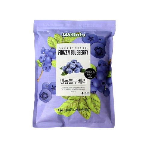 웰루츠 A등급 냉동 블루베리 1kg, 1개