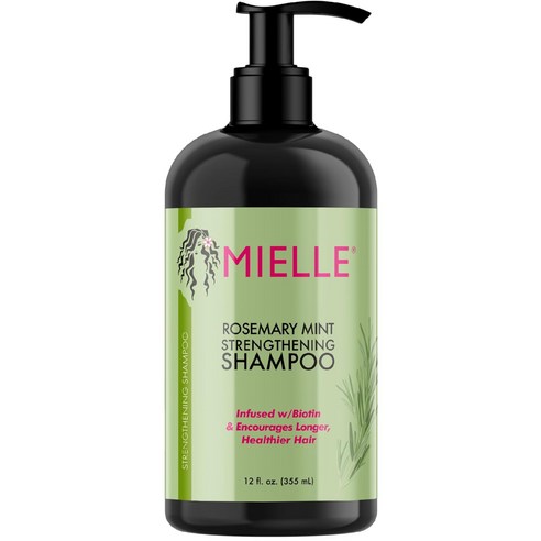 Mielle 모발 관리 Strengthening 샴푸 Rosemary Mint 12 fl oz (355 ml), 2개