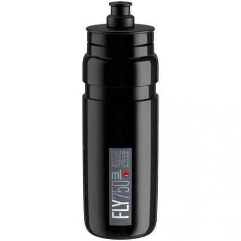 엘리트 플라이 자전거 물병, 블랙/그레이, 750ml, 1개