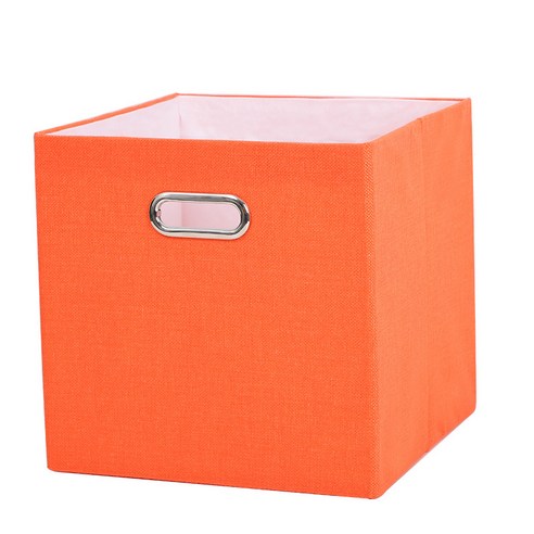 수납함 천완구 수납함 옷걸이간 찬장 서랍 잡동사니 수납함 정리함, 워싱 2팩-28cmx25cmx20cm, 오렌지색