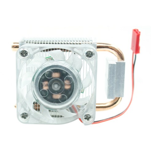 Xzante 라즈베리 4B/3B +/3B용 RGB 조명이 있는 4B CPU 쿨러 라디에이터 LCE 타워 팬용, 투명한