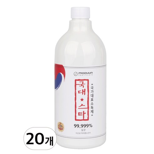 국대스타 살균소독제, 1L, 20개