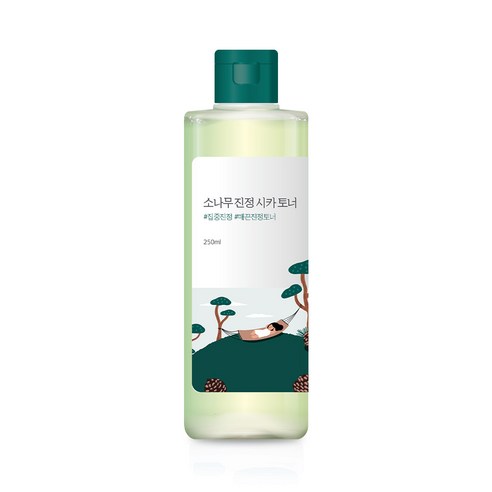 라운드랩 소나무 진정 시카 토너, 1개, 250ml