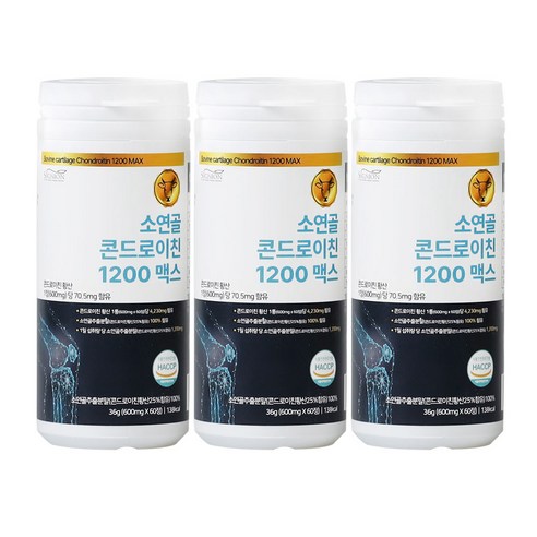 소연골 콘드로이친 1200 맥스, 60정, 3개