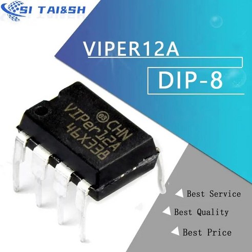 10개 세트 VIPER12A VIPER12 DIP-8 VIPER22A VIPER22 VIPER20A VIPER20 VIPER53 VIPER53A VIPER32A VIPER16L V, [02] VIPER22A