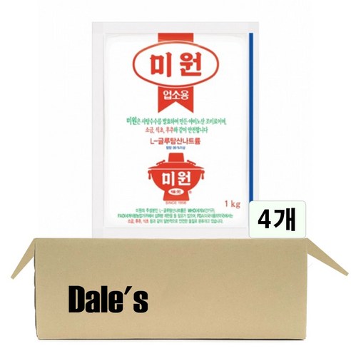 데일즈기획 대상 미원, 1kg, 4개