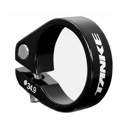31.8mm 34.9mm 자전거 좌석 클램프로드 MTB 자전거 자전거 시트 포스트 클램프, 34.9mm 블랙