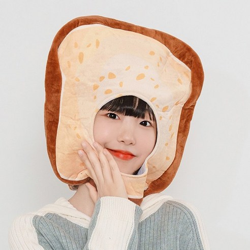 말랑마쥬 킹받는 우정 파티모자 할로윈 인생네컷 소품, 1개, 식빵