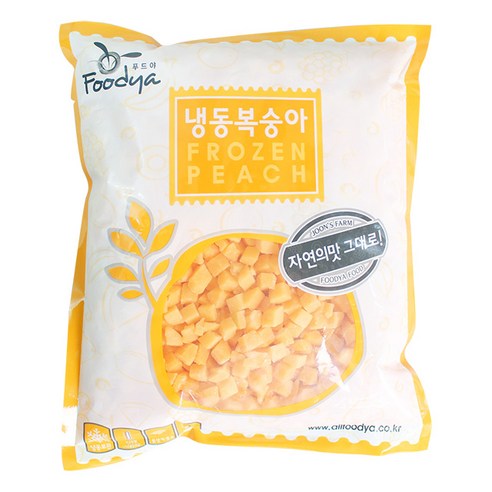 푸드야 냉동 복숭아 1kg, 1000g, 1개