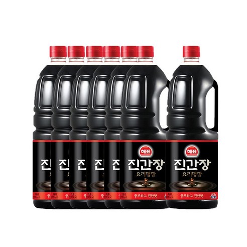 <올따옴> 해표진간장1.8L 7개, 1.8L, 1개