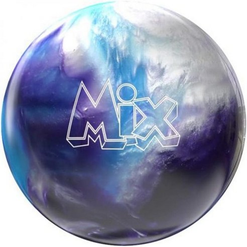 Bowlerstore Products 스톰 Mix 볼링공 보라색/파란색/흰색, 15파운드