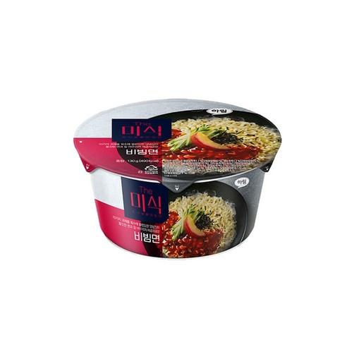 더미식 비빔면 용기 130g, 4개