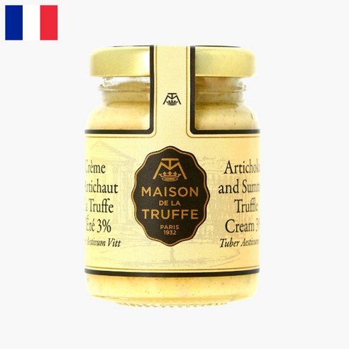 프랑스 maison de la truffe 메종 드 라 트러플 여름 트러플 함유 아티초크 크림 90g, 1개