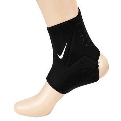 나이키 발목보호대 프로 앵클 ankle 통기성좋은 헬스 보호대 슬리브 런닝 등산, 1개, 블랙