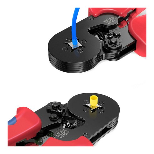 털보몰 4각 펜홀압착기 0.25-10mm 펜홀단자 페롤단자 페롤압착기페놀 터미널, 1개