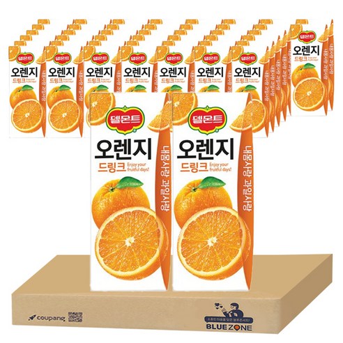 델몬트 드링크 오렌지 46개입 1세트, 190ml