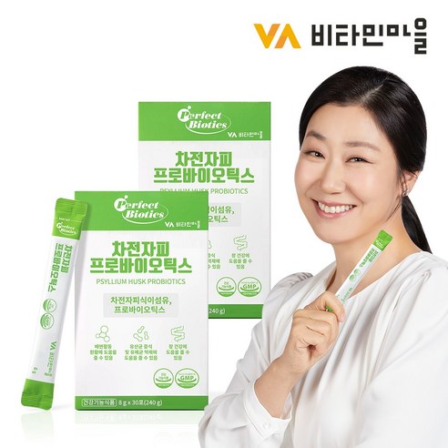비타민마을 퍼펙트바이오틱스 차전자피 프로바이오틱스 30p, 240g, 2개