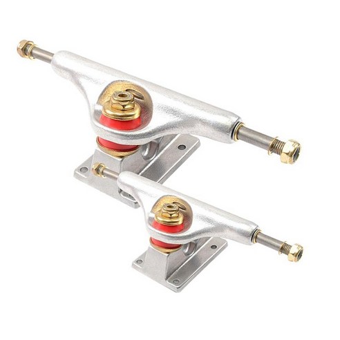 Monland Longboard 트럭 스케이트 보드 다리 전문 5.5 인치 브래킷 부품, 은