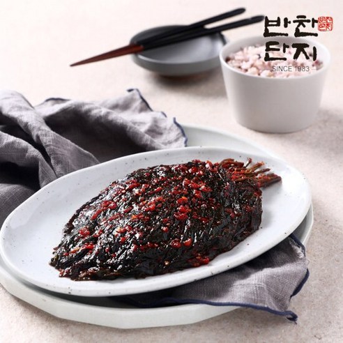 반찬단지 깻잎무침 1Kg, 1개, 1000g 깻잎반찬 반찬단지 깻잎무침 1Kg, 1개, 1000g 깻잎반찬