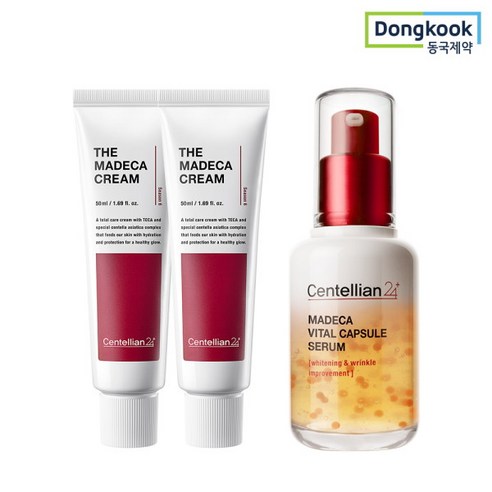 동국제약 센텔리안24 마데카크림 시즌6 45mlX2개+바이탈 캡슐 세럼 50ml, 단품