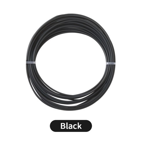 ABS 필라멘트 3D 펜 인쇄 1.75mm 10M 드로잉 재료 크리에이티브 장난감 선물 어린이 회사 프린팅, 06 ABS Black 10M