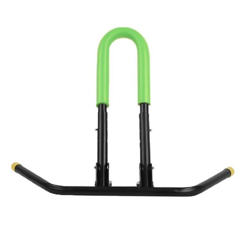 자전거 랙 1-자전거 바닥 스탠드 자전거 사이클 스탠드 차고 자전거 저장 포장 랙 실내 및 실외 사용, 녹색, 금속
