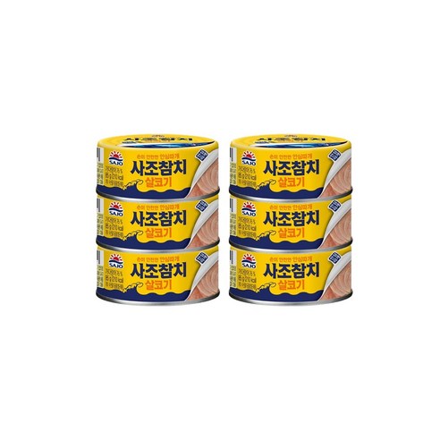 <올따옴> 사조 살코기참치 85g 6입, 6개