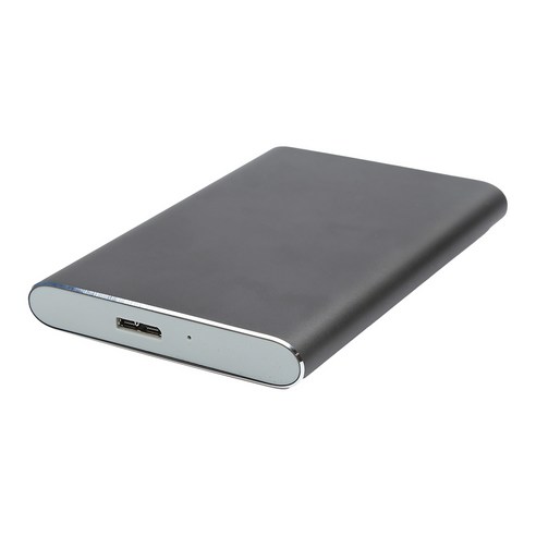 1TB 외장 하드 드라이브 USB 3.0 2.5inch 휴대용 울트라 얇은 알루미늄 합금 금속 모바일 하드 디스크, 보여진 바와 같이, 하나