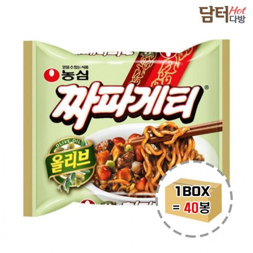 1BOX (40봉) 짜파게티 농심, 40개