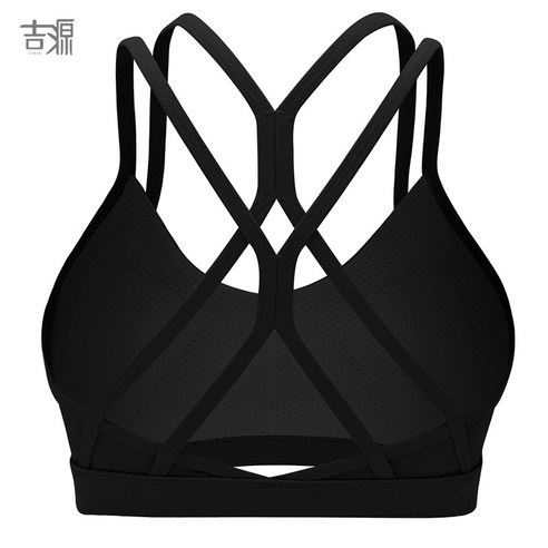 교차 미등 운동 브라 속건 달리기 헬스 요가복 여자 고탄 통기 외투 운동 조끼