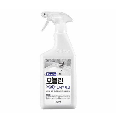 오클린 욕실용 다목적 세제, 750ml, 5개