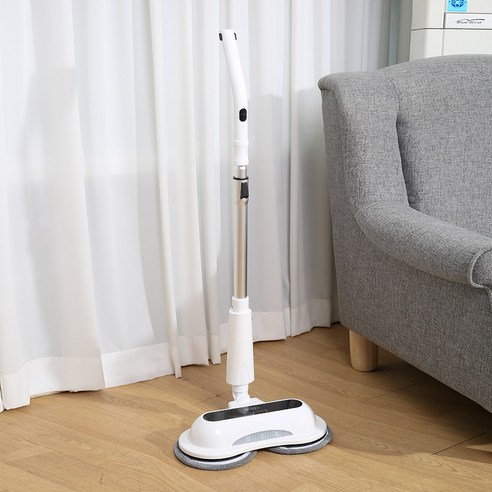 듀얼스핀 물걸래 청소기 습식 회전식 프리스탠딩 높이조절 청소기, 본체