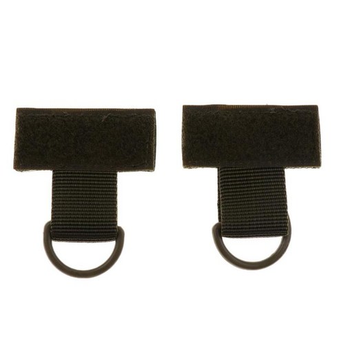 2pcs 야외 배낭 MOLLE 나일론 후크 및 루프 T 웨빙 D 링