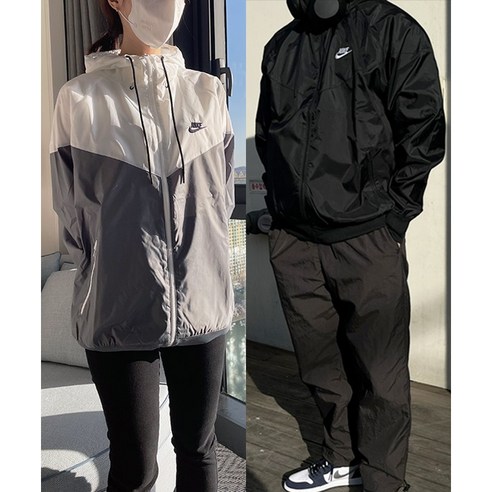 탁월한 착용감과 다용도 활용을 갖춘 나이키 윈드러너 바람막이 점퍼 자켓 후디 재킷 A000-001