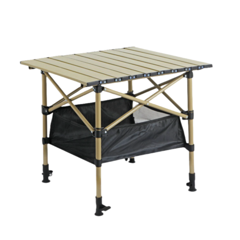 미리앤주 조립 간편한 높이조절 접이식 캠핑 롤테이블
