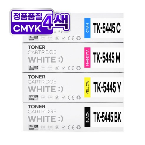 교세라 TK-5445 호환 재생 토너, 1개, 4색