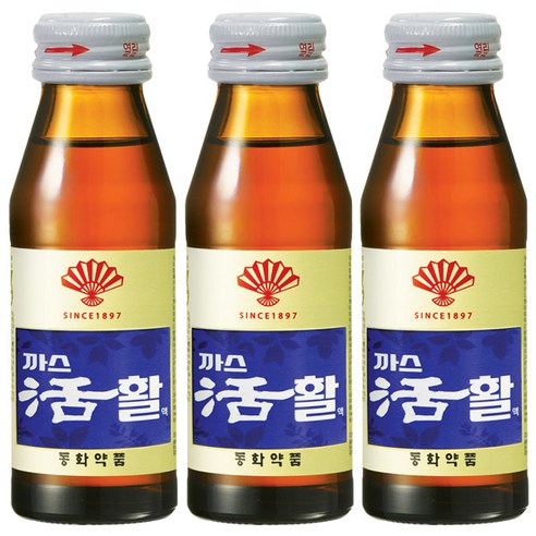 동화약품 부채표 까스활, 30병, 75ml